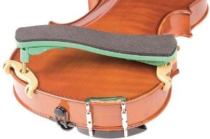 Kun Collapsible Mini Green Shoulder Rest for 1/16 - 1/4 Violin